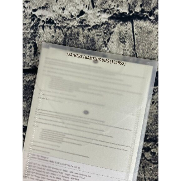 Stampin Up FOUR FEATHERS Stamp Set & FEATHERS Die Set - Picture 14 of 15